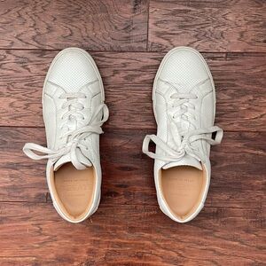 GREATS “The Royale” White Leather Sneakers, Size 9